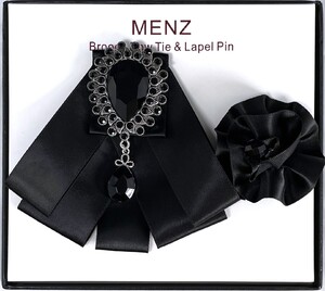 BOWTIE LAPEL COMBO BLC-BLACK